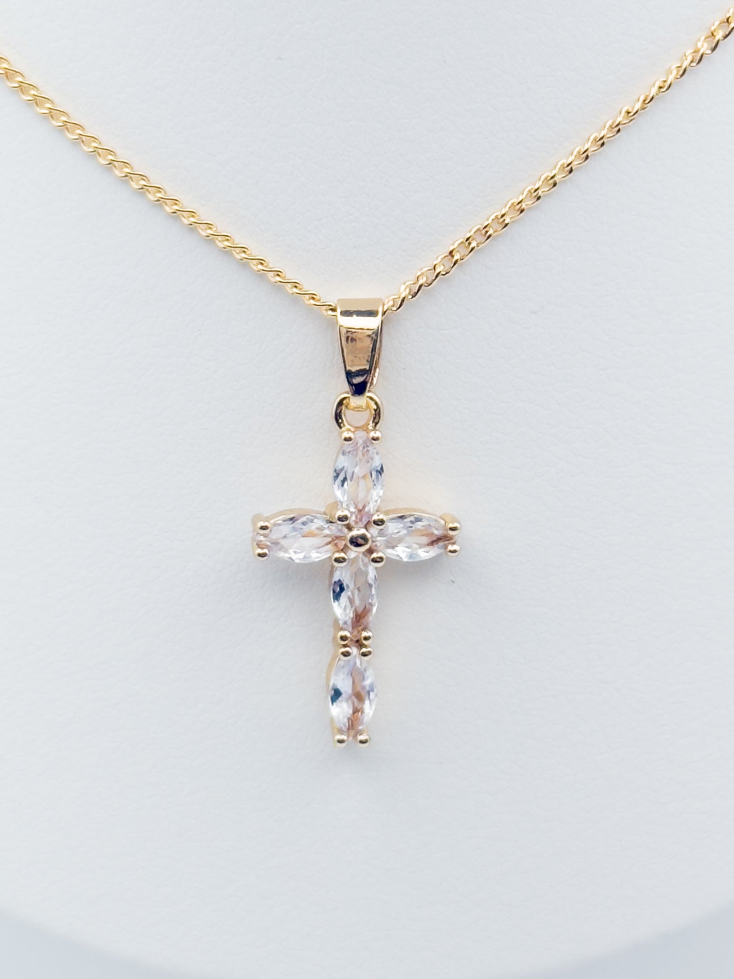 CZ Cross Necklace