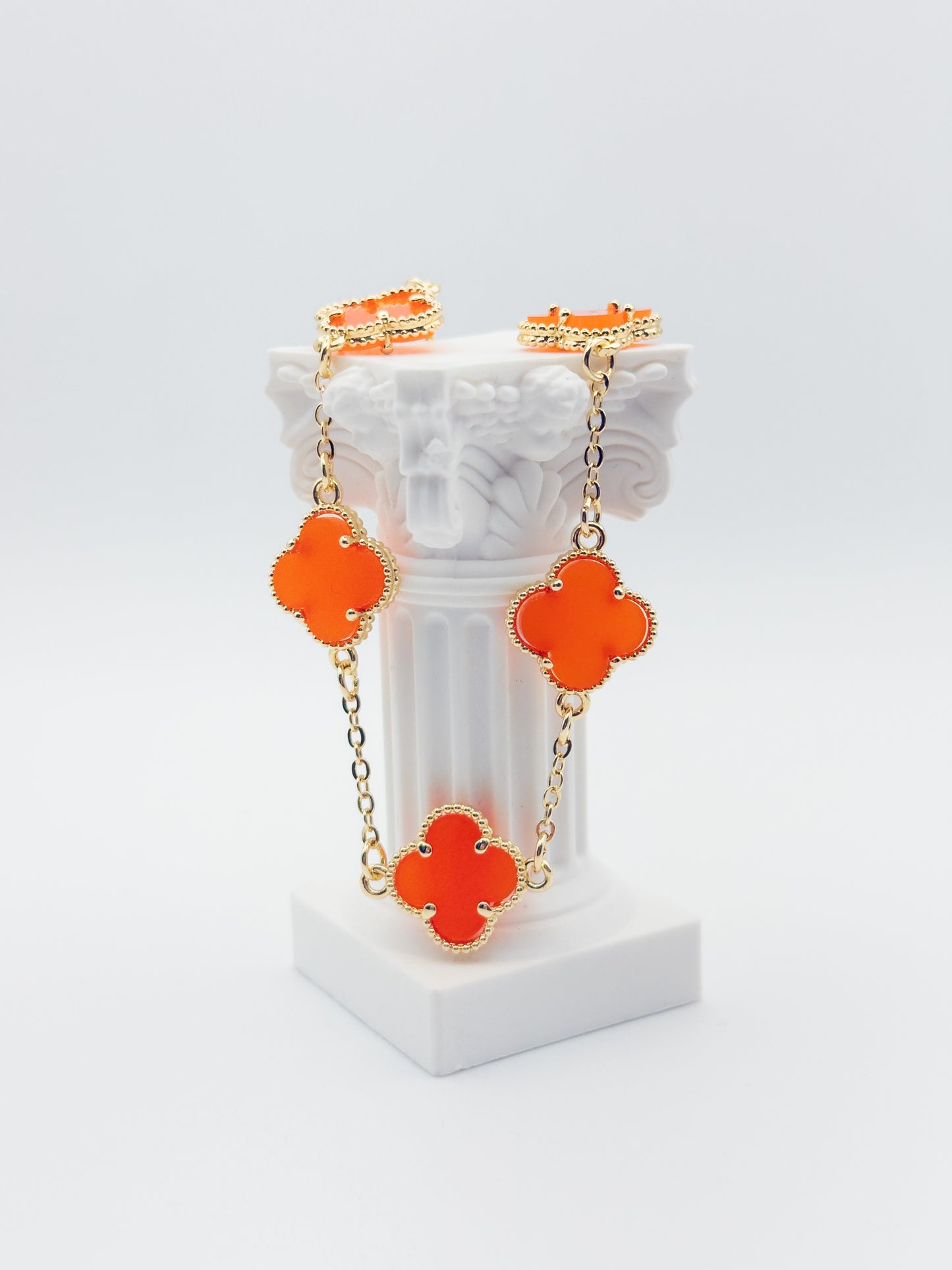 Four-leaf Charm Bracelet