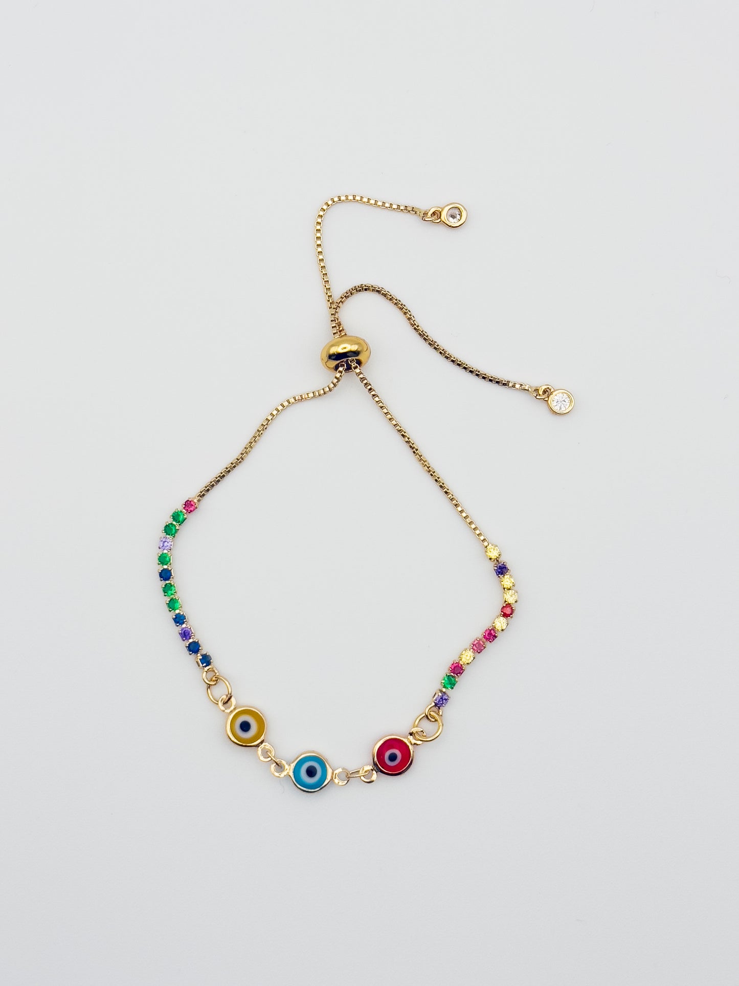 Colorful Evil Eye Bracelet