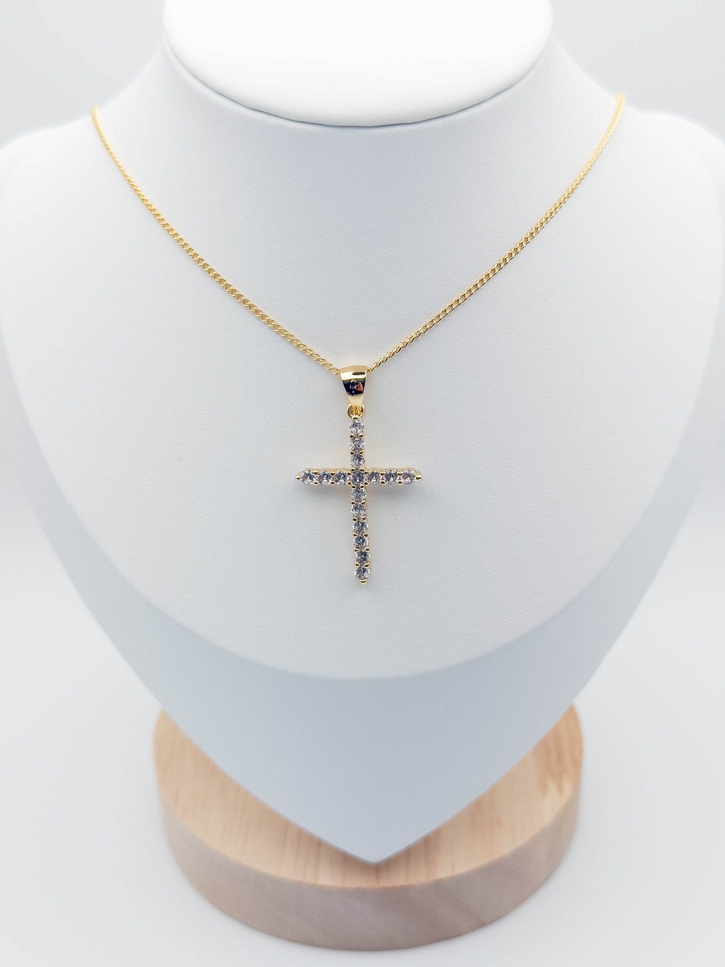 CZ Cross Necklace