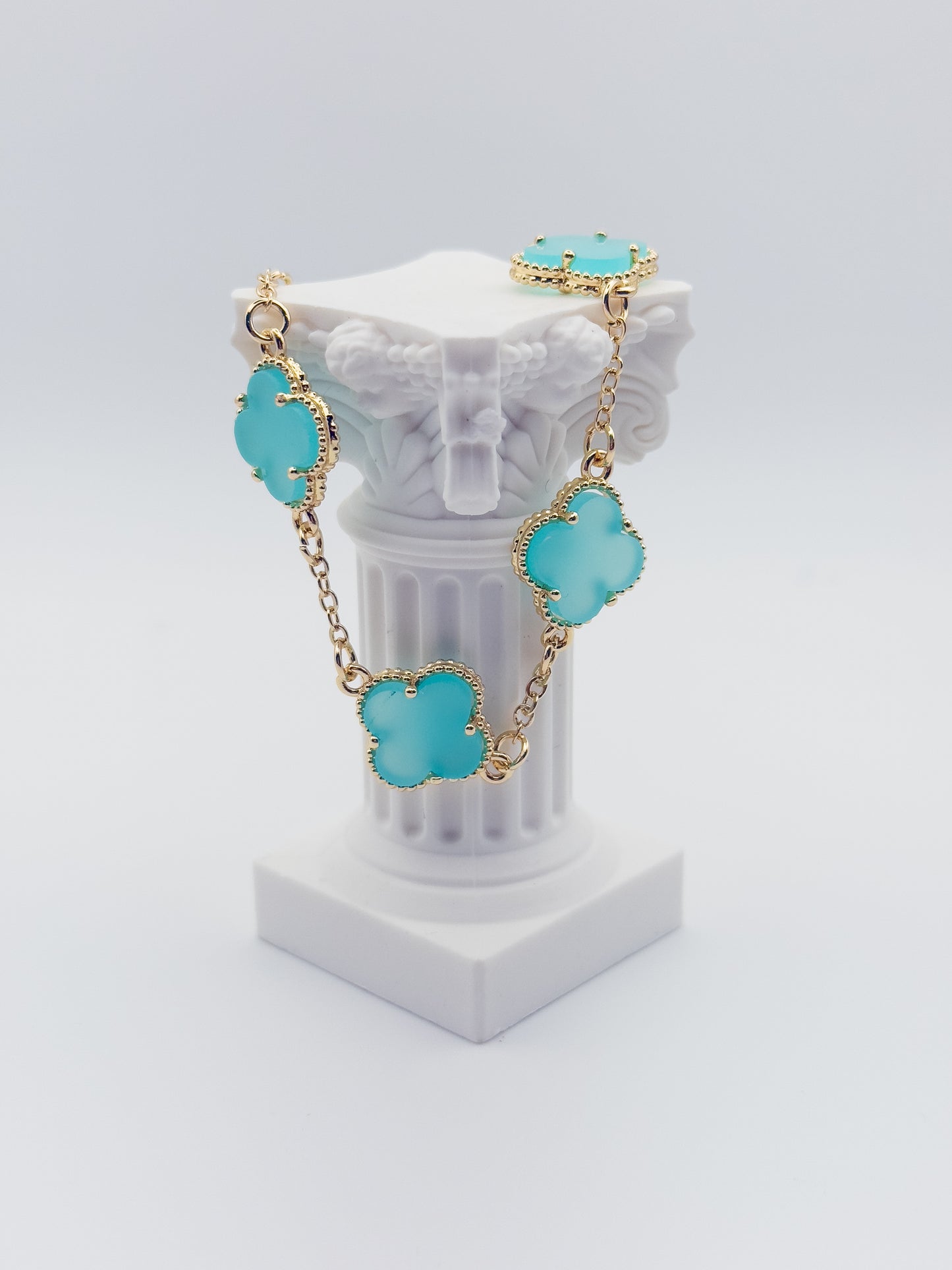 Four-leaf Charm Bracelet