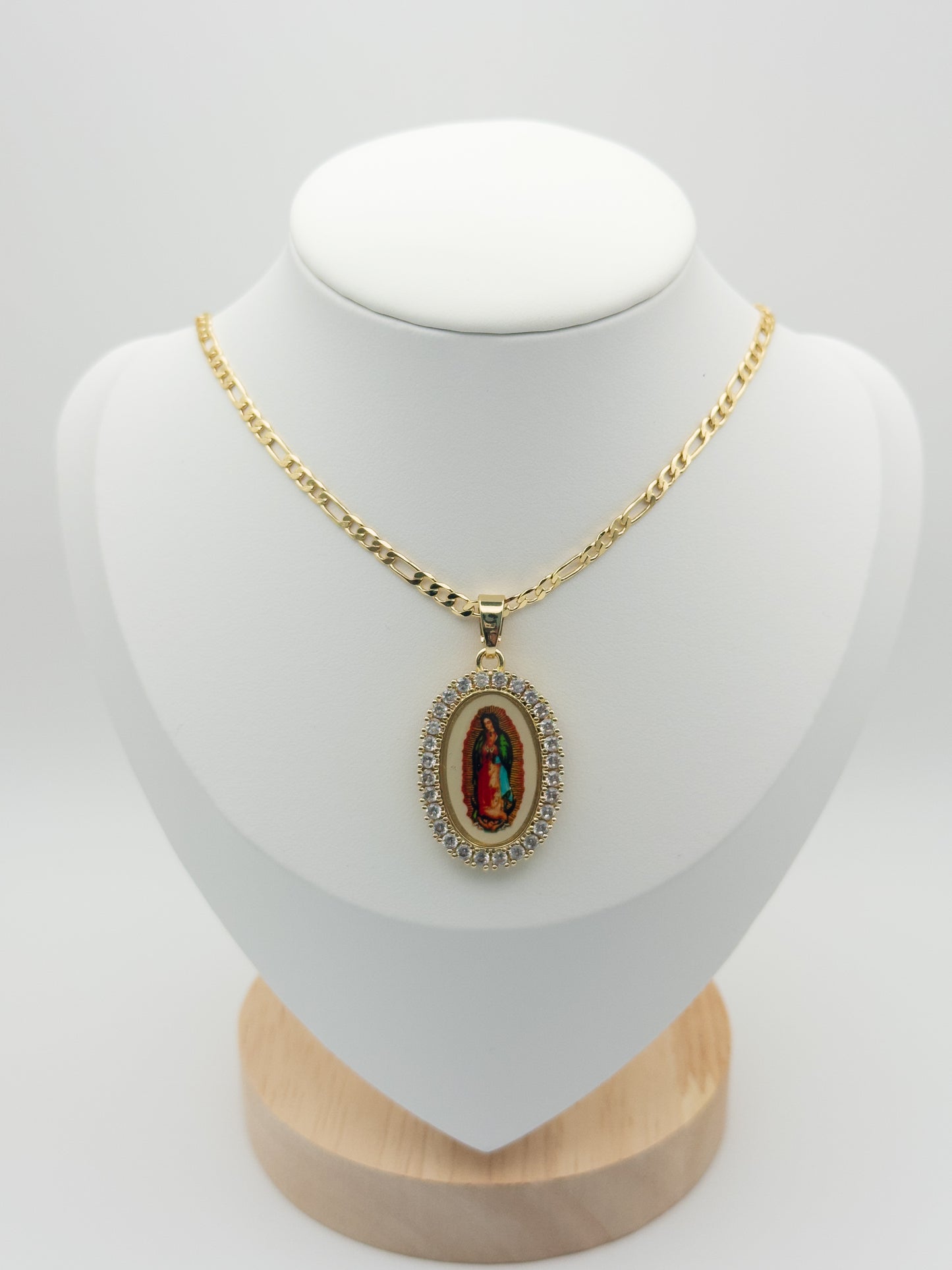 Guadalupe Enamel Picture Necklace
