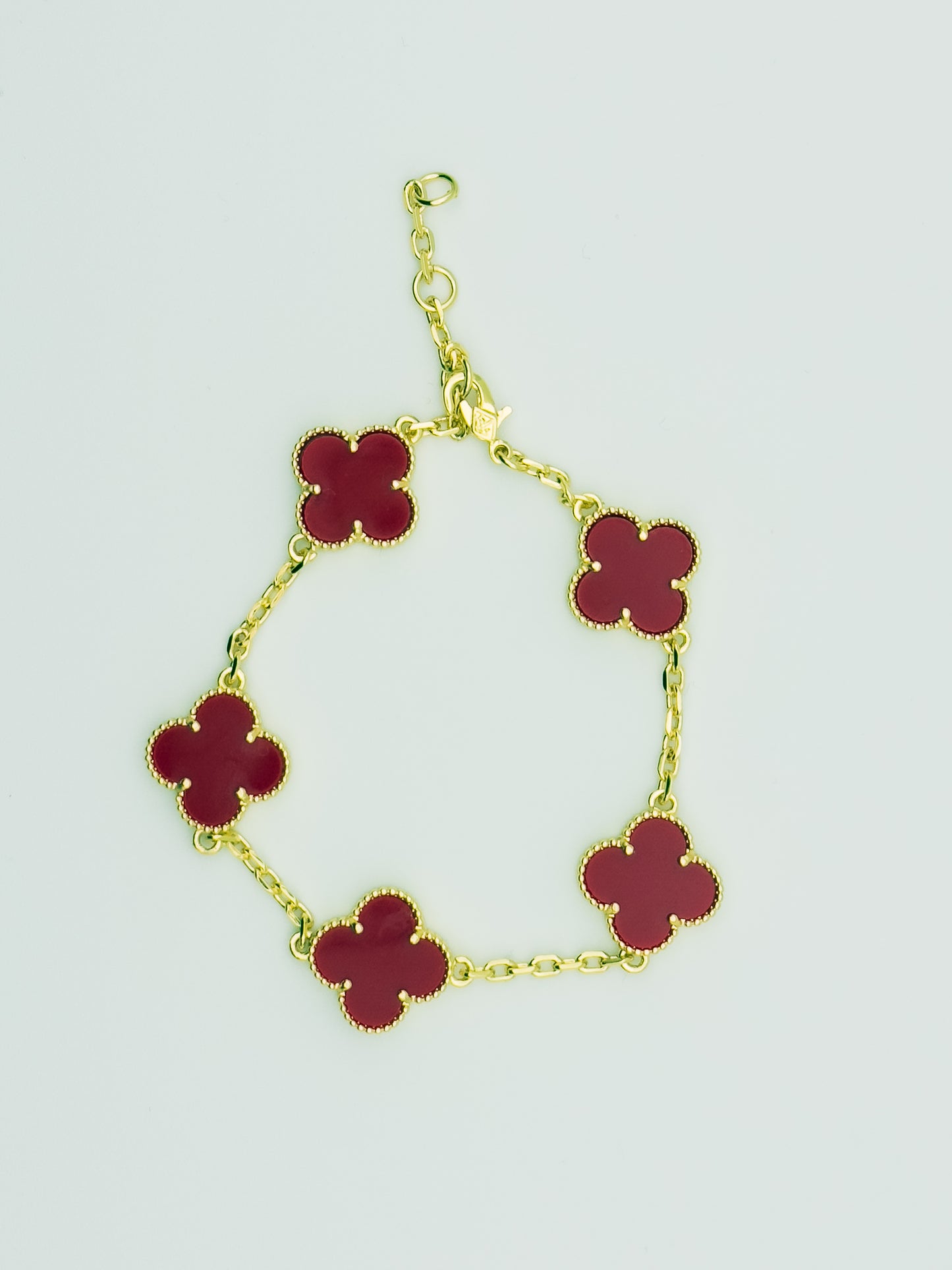 Four Leaf Charm Bracelet