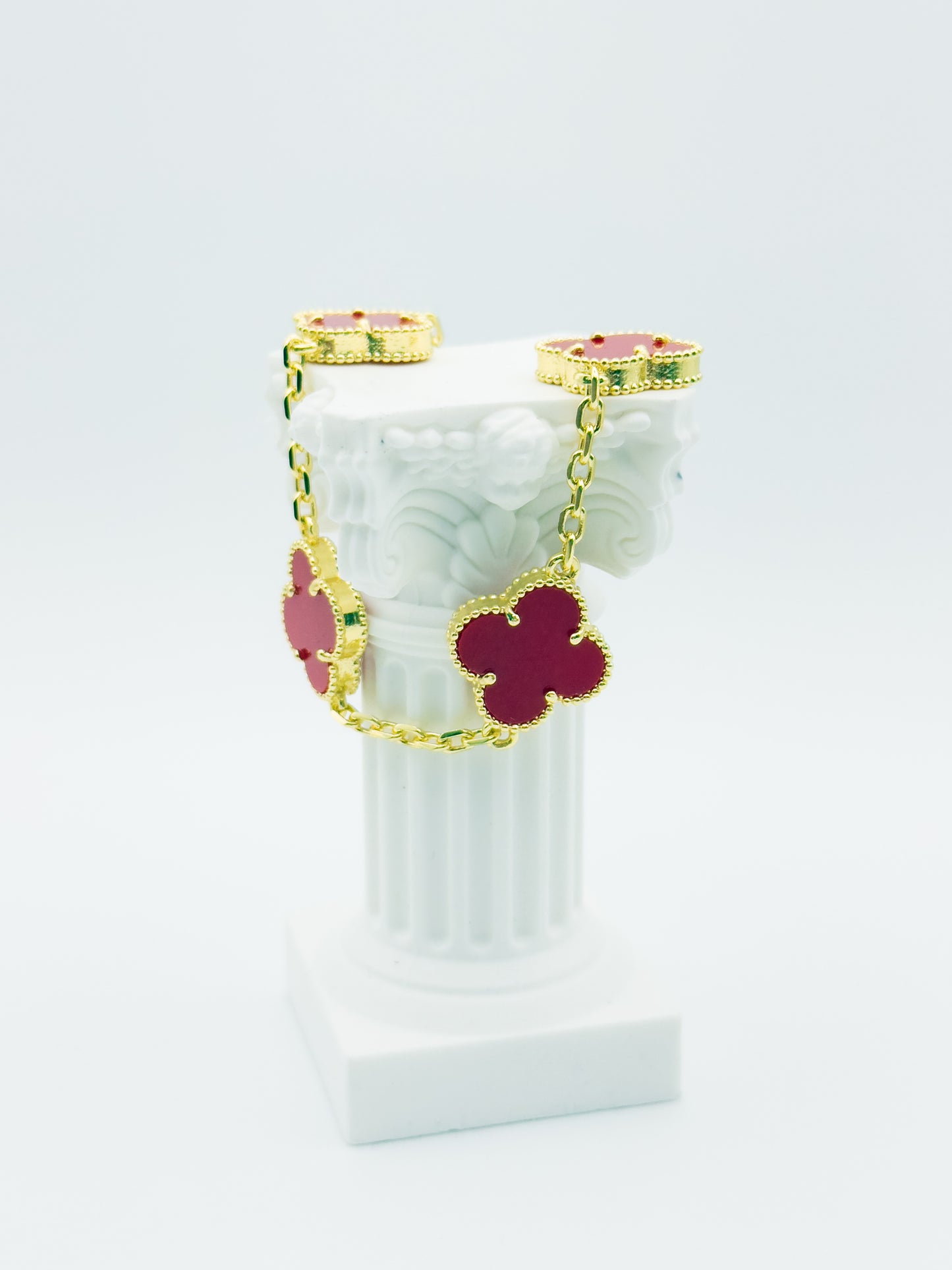 Four Leaf Charm Bracelet