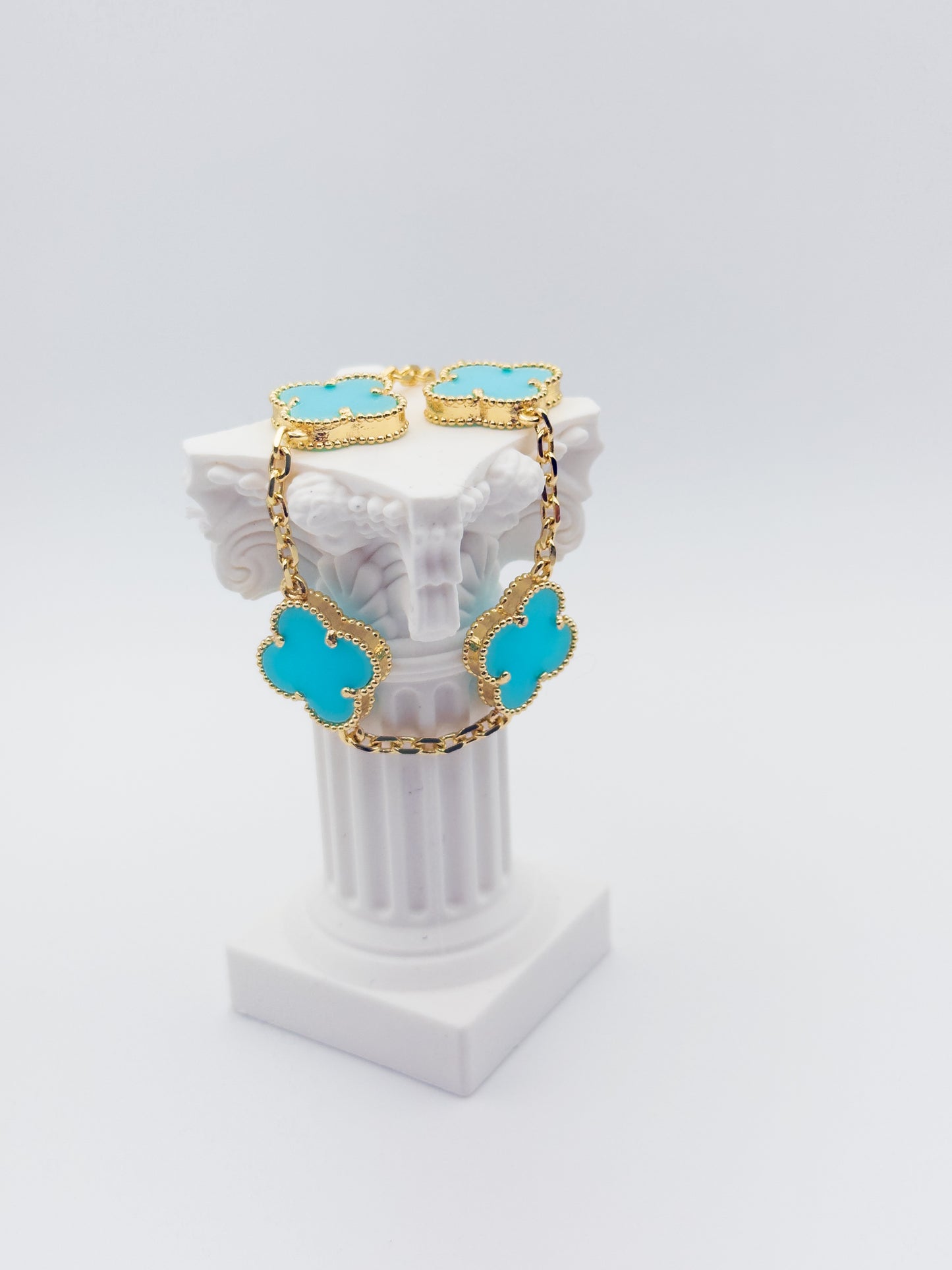 Four Leaf Charm Bracelet