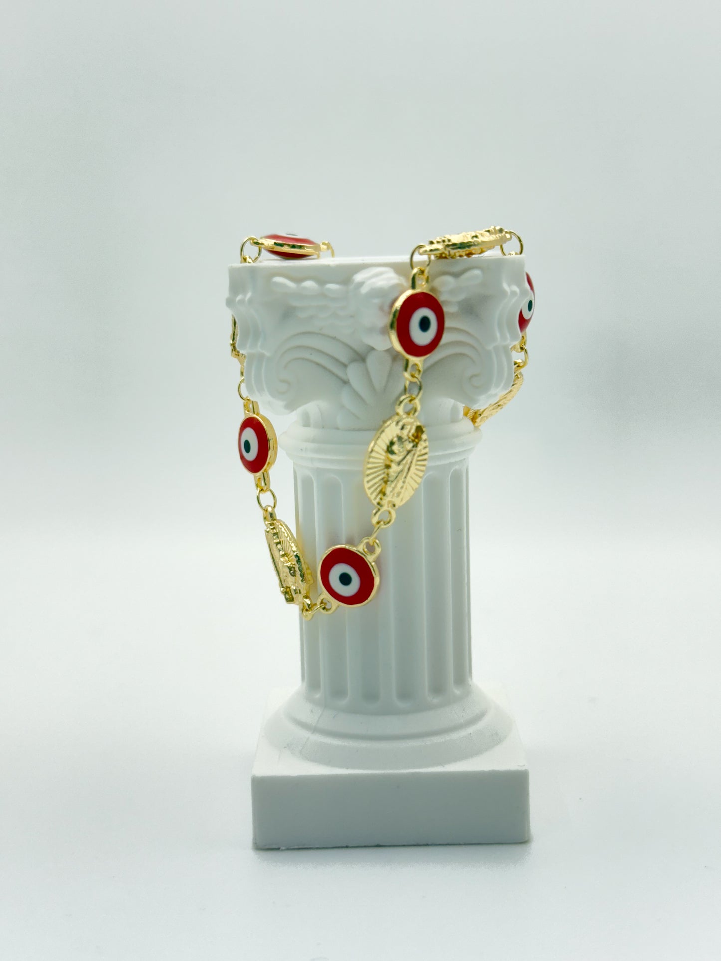 San Judas & Evil Eye Bracelet