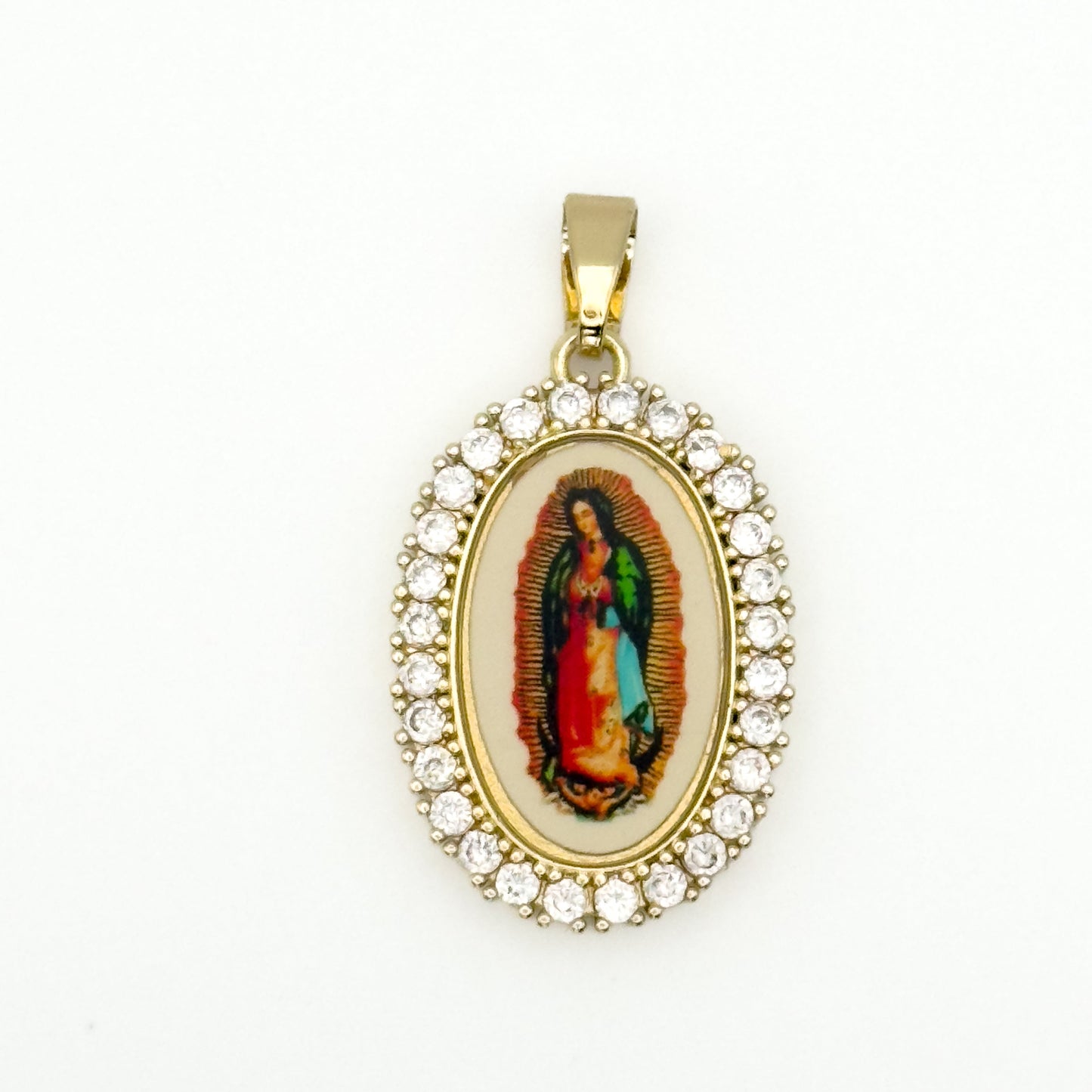Guadalupe Enamel Picture Necklace
