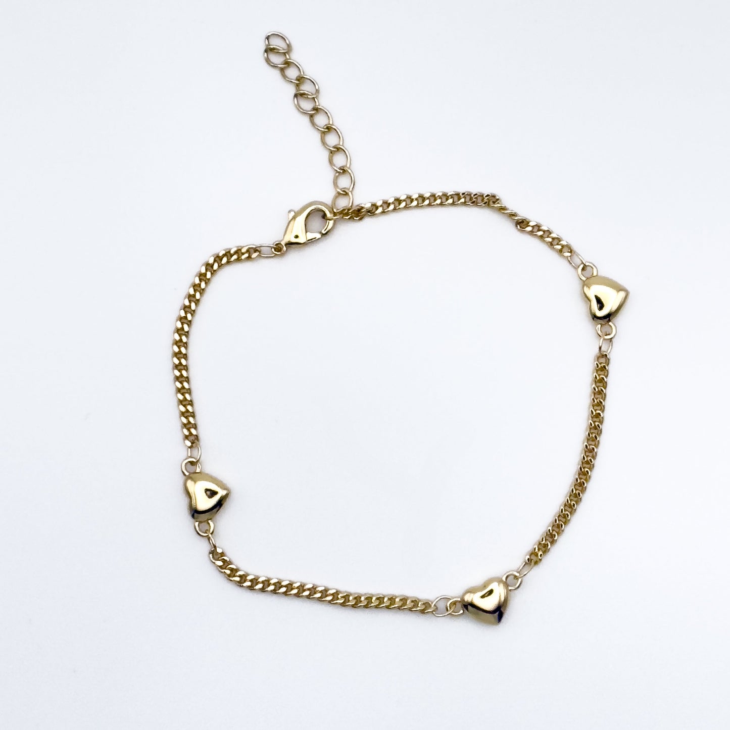 Heart & Miami Cuban Bracelet