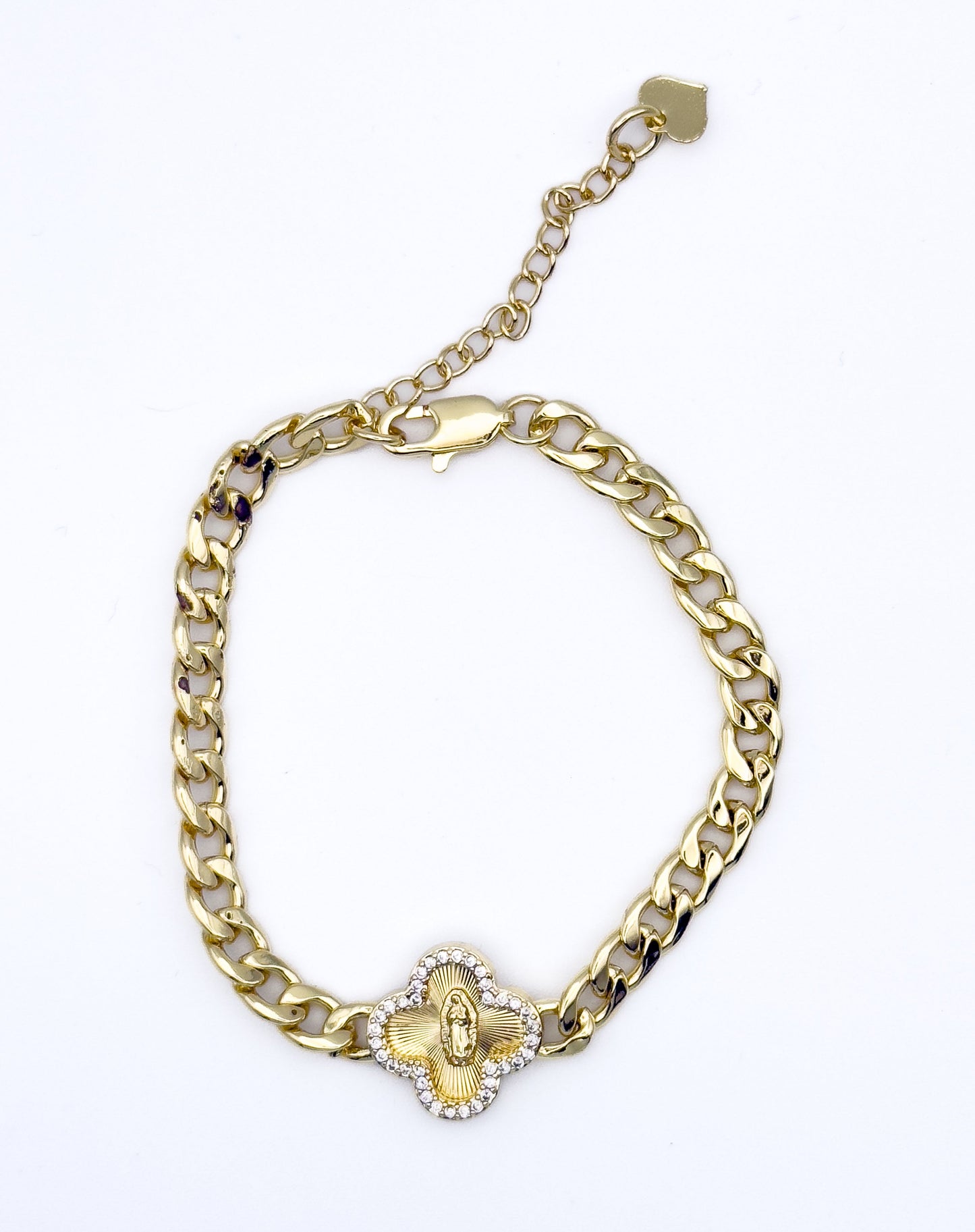 Guadalupe Four-Leaf Clover Bracelet