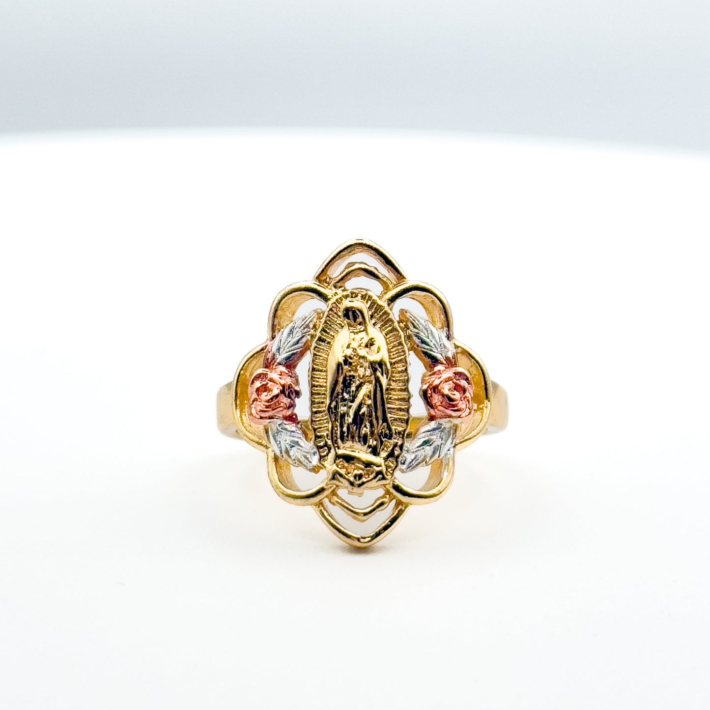 Tricolor Guadalupe Rose Ring