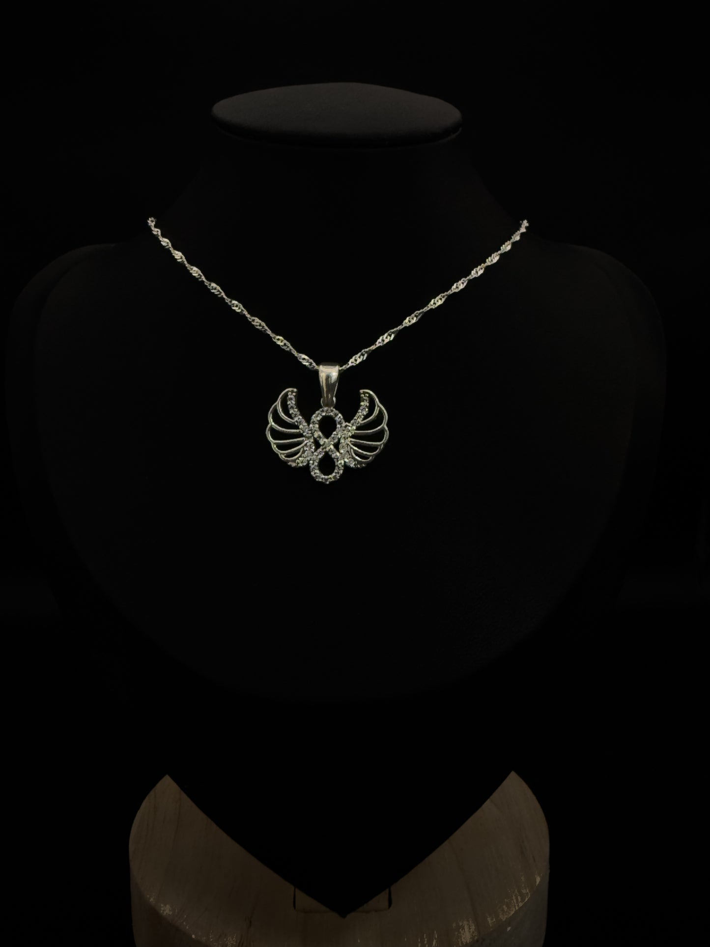 Infinity Angel Wings Pendant