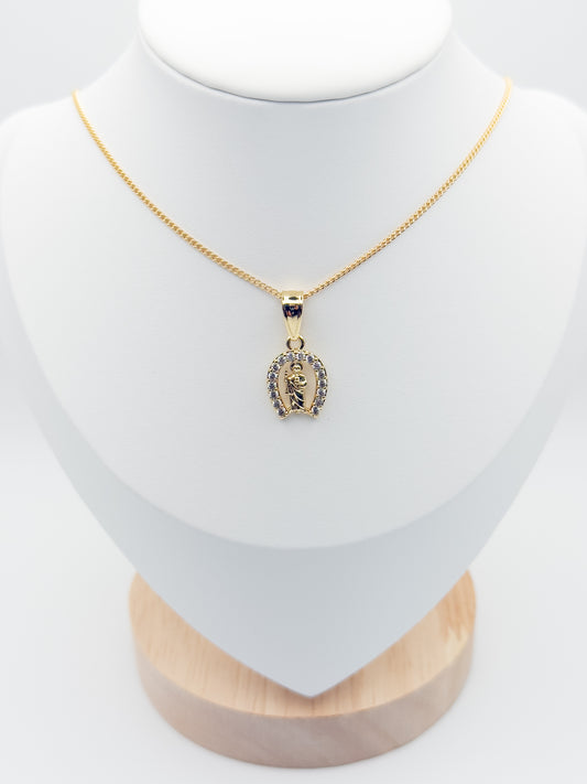Horseshoe san judas Necklace