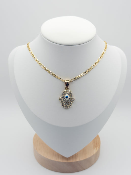 Evil Eye Hamsa Necklace