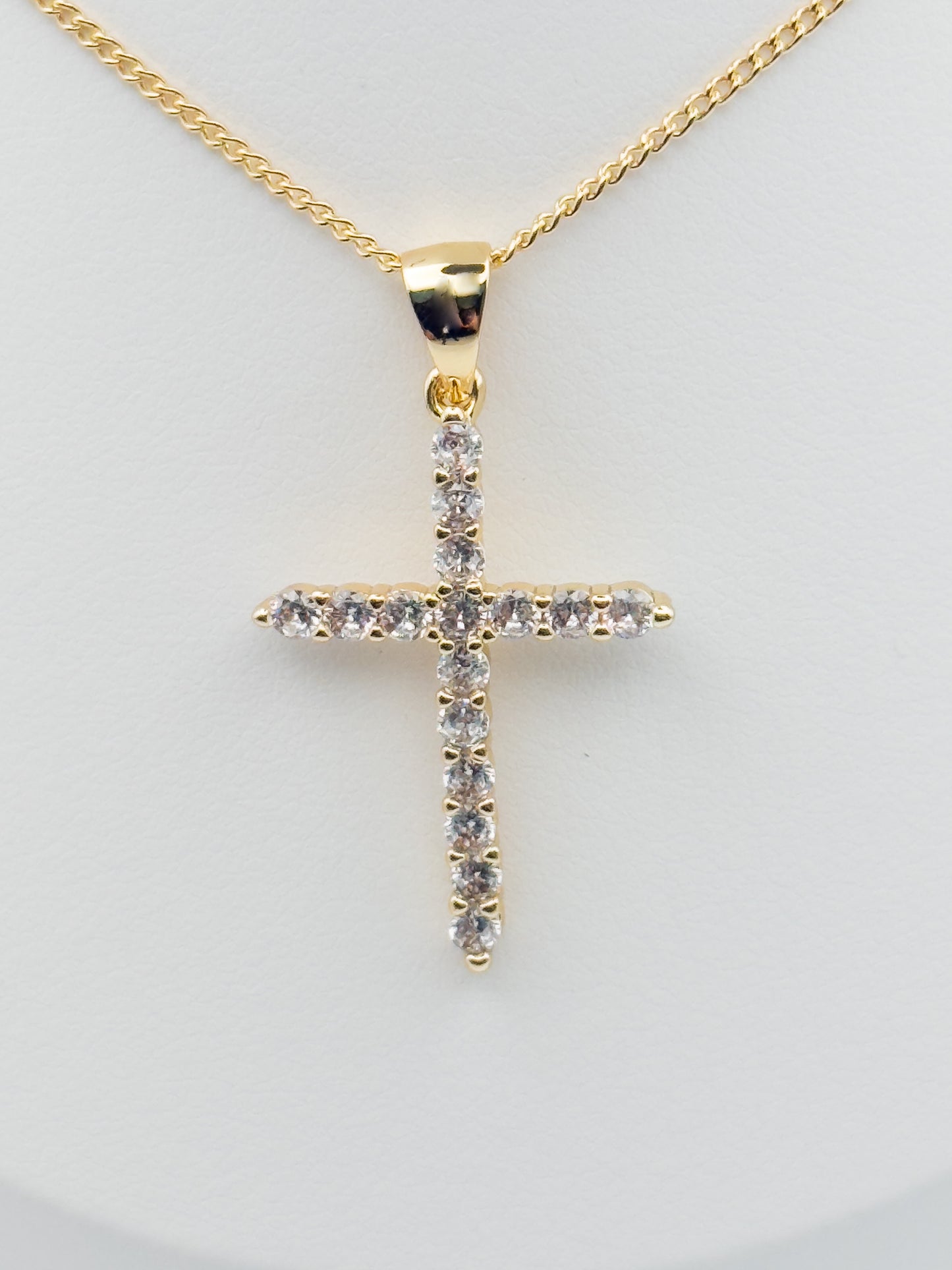 CZ Cross Necklace