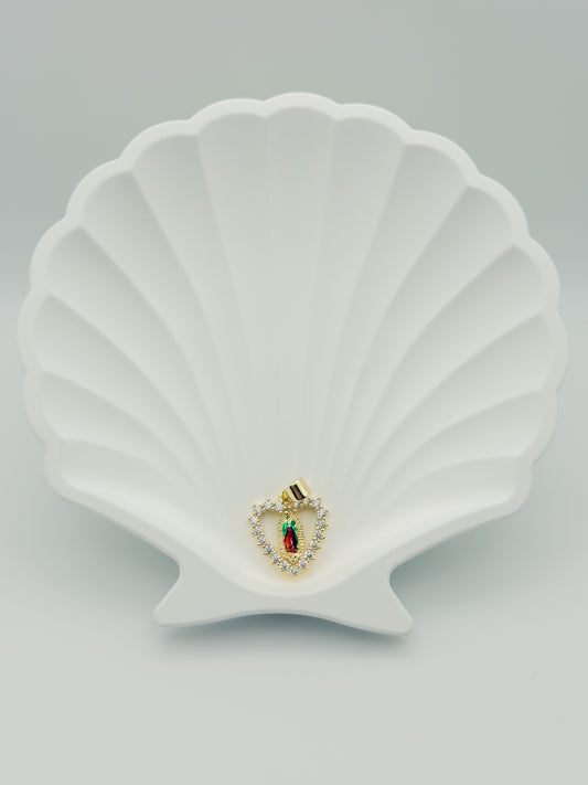 Sacred Heart Guadalupe Necklace