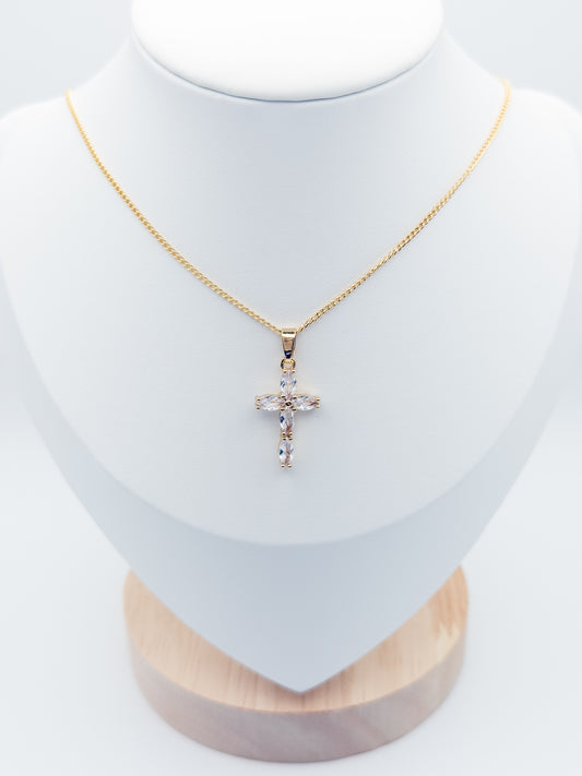 CZ Cross Necklace