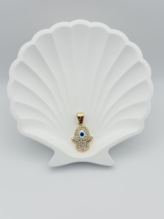 Evil Eye Hamsa Pendant