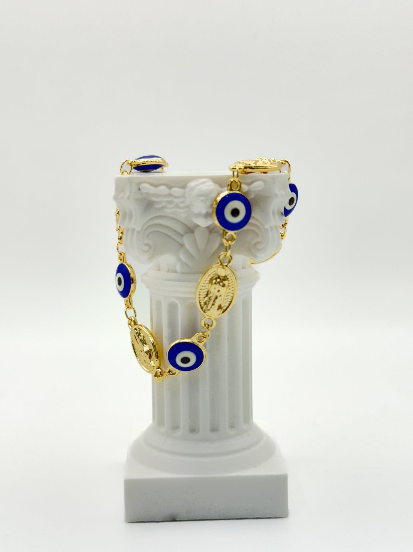 Guadalupe and Evil Eye Bracelet