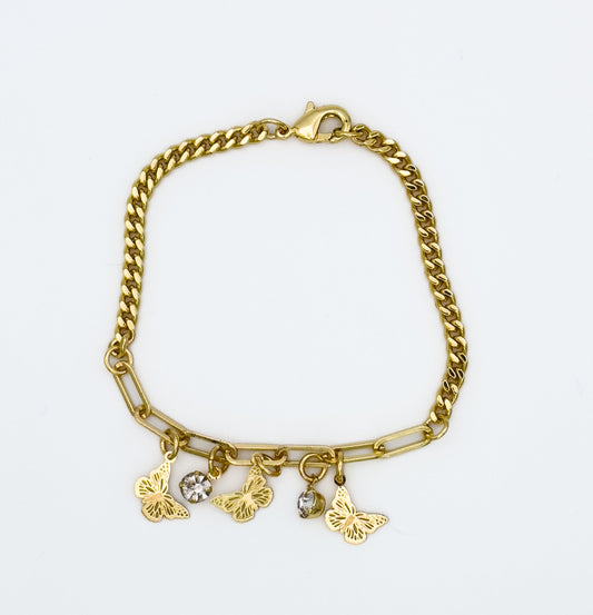 Butterfly Charm Bracelet
